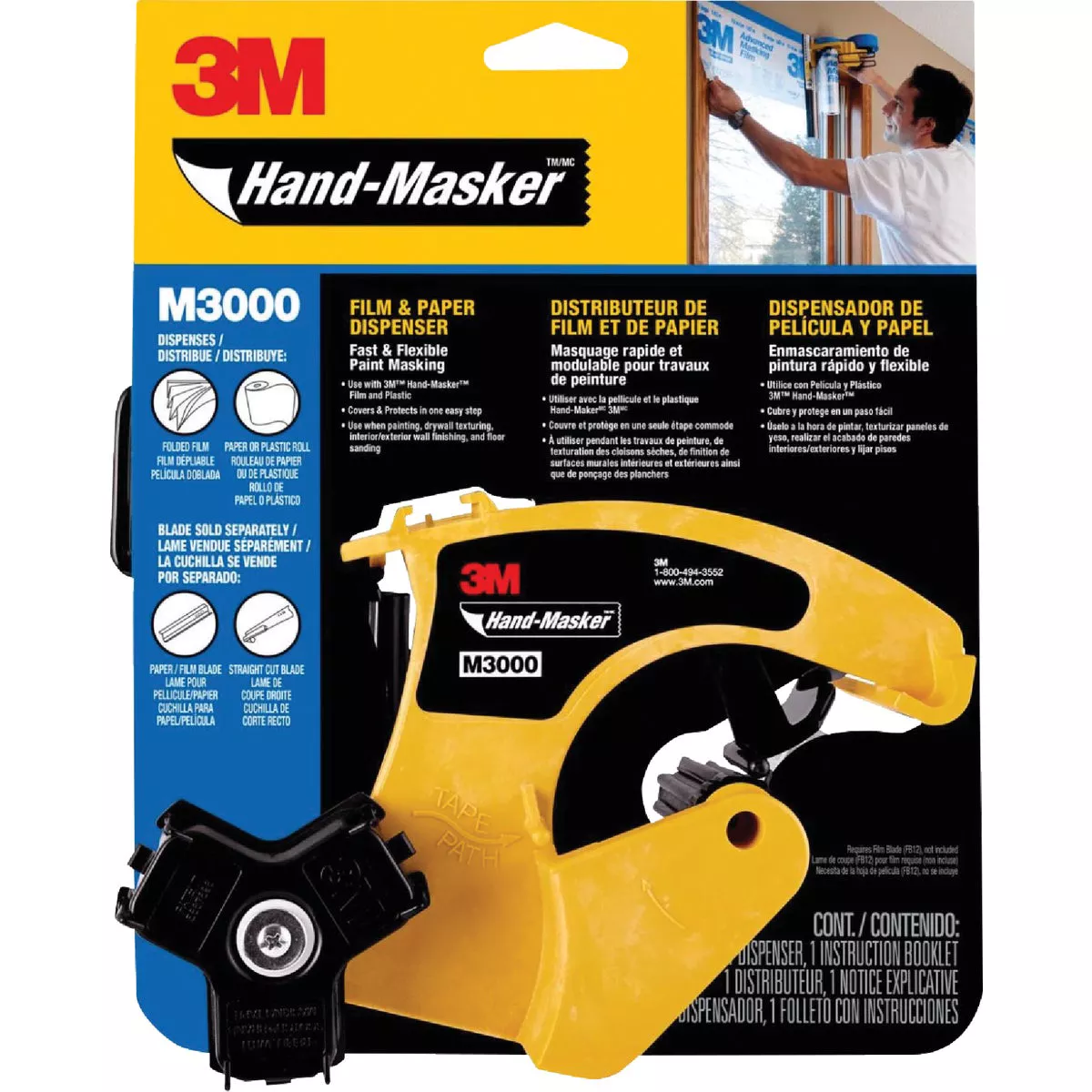 3M Hand-Masker M3000 Dispenser - photo 2