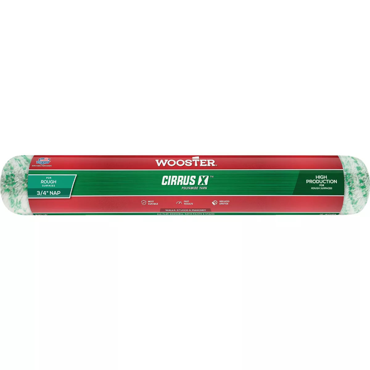 Wooster Cirrus 18 In. x 3/4 In. Woven Fabric Roller Cover