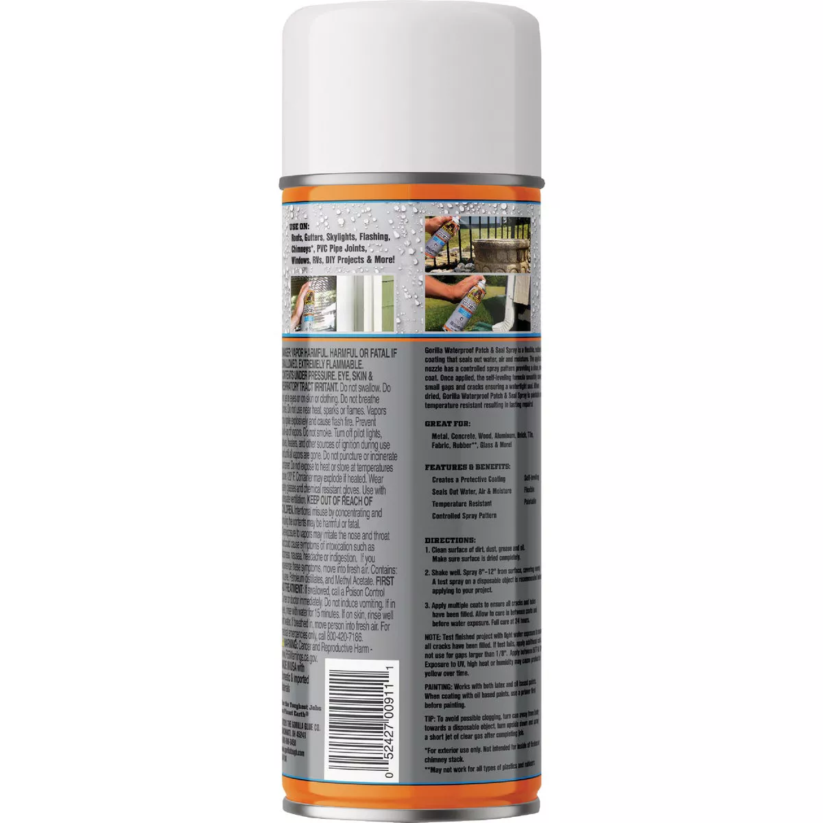 Gorilla 14 Oz. Clear Waterproof Patch & Seal Spray - photo 5