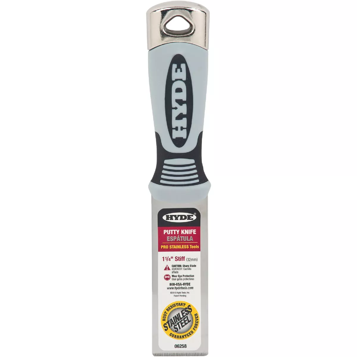 Hyde Pro Stainless Series 1-1/4 In. Extra Heavy Duty Stiff Putty Knife