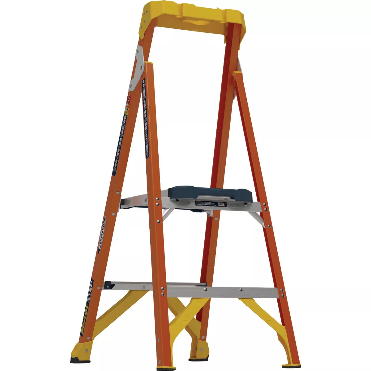 Werner Ready Step 4 Ft. Fiberglass Step Ladder with 300 Lb. Load Capacity Type IA Ladder Rating - photo 2