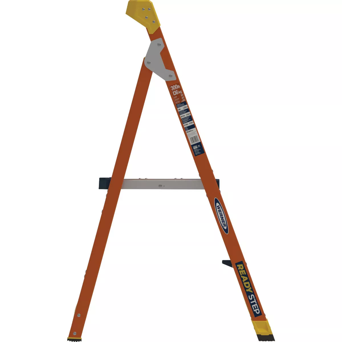 Werner Ready Step 4 Ft. Fiberglass Step Ladder with 300 Lb. Load Capacity Type IA Ladder Rating - photo 4