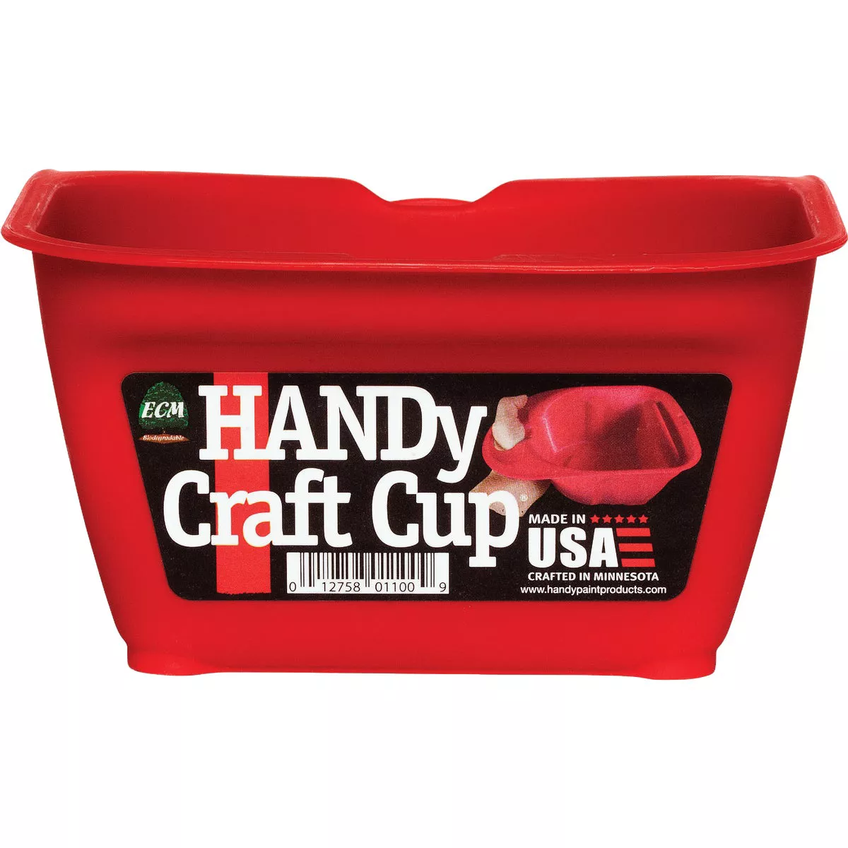 Handy Craft 1/2 Pt. Red Paint Cup - photo 2
