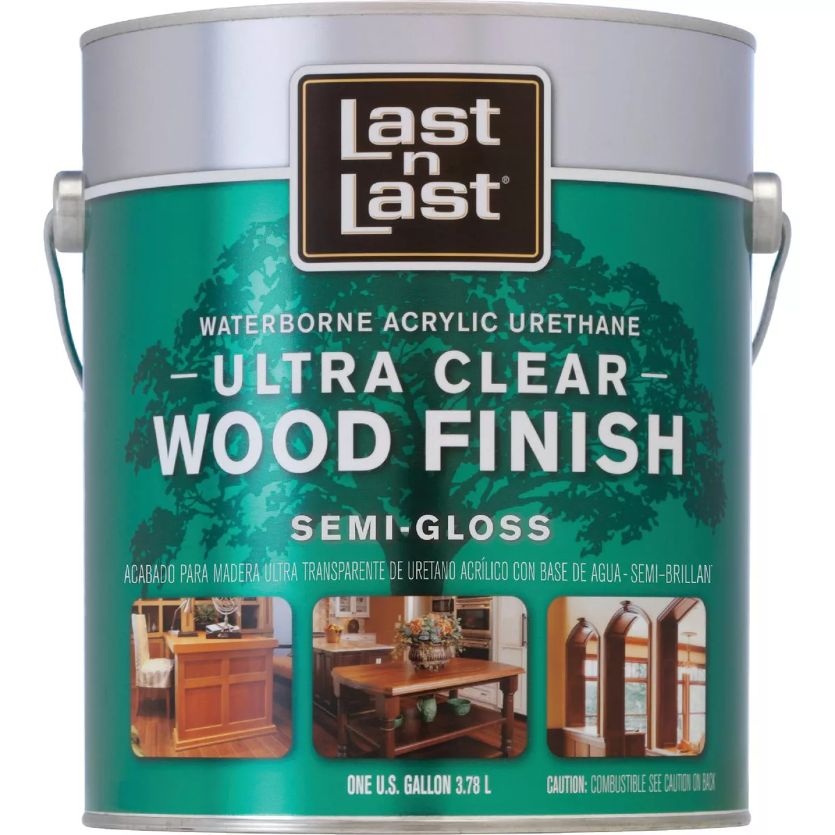 Last N' Last Semi-Gloss Ultra Clear Polyurethane Wood Finish, 1 Gal.