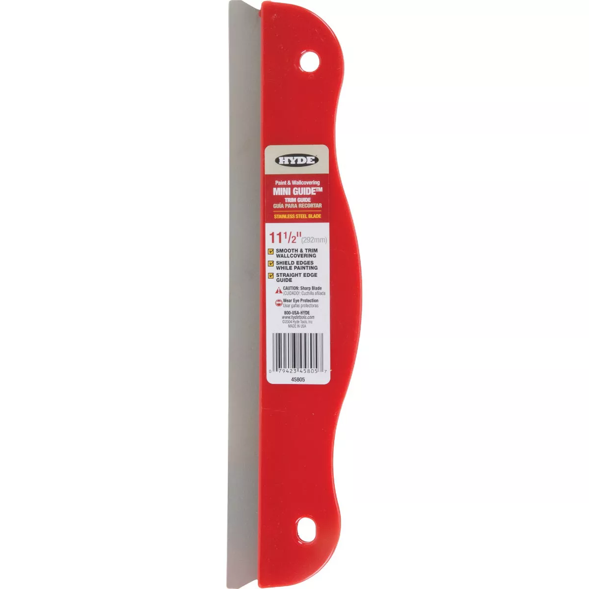 Hyde 11-1/2 In. Guide, Paint Shield & Smoothing Tool