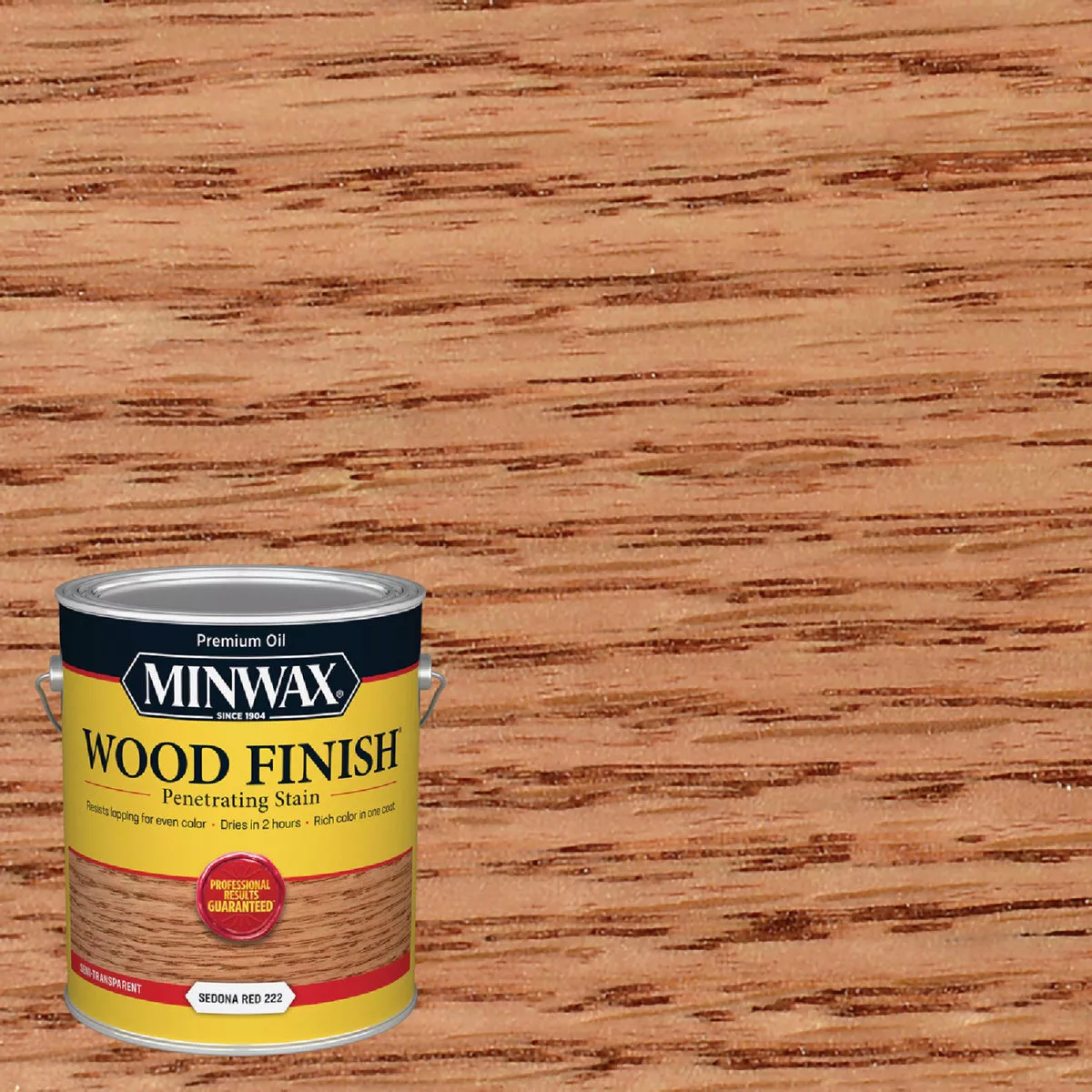Minwax Wood Finish Penetrating Stain, Sedona Red, 1 Gal.