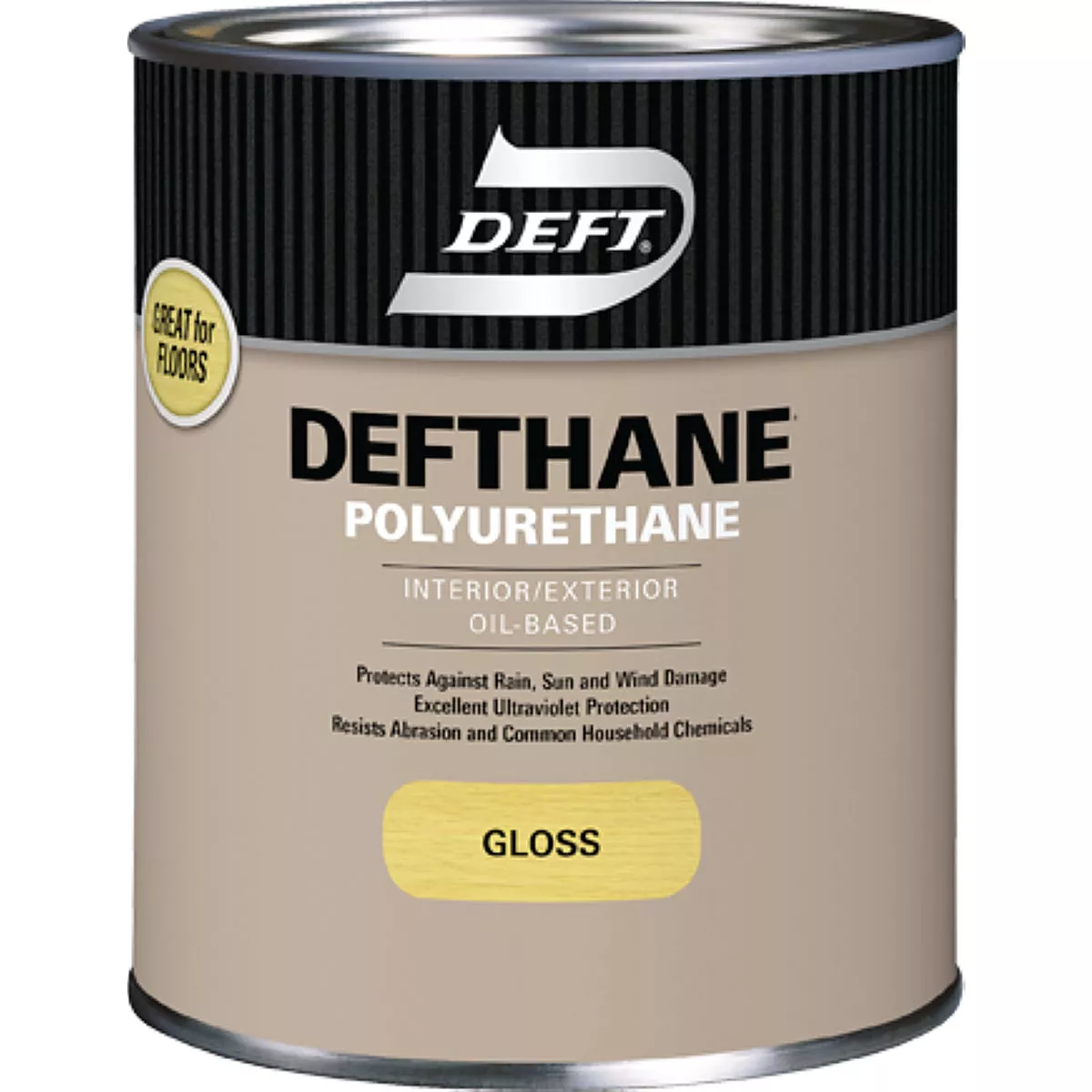 Deft Defthane Gloss Clear Interior/Exterior Polyurethane, 1 Qt.
