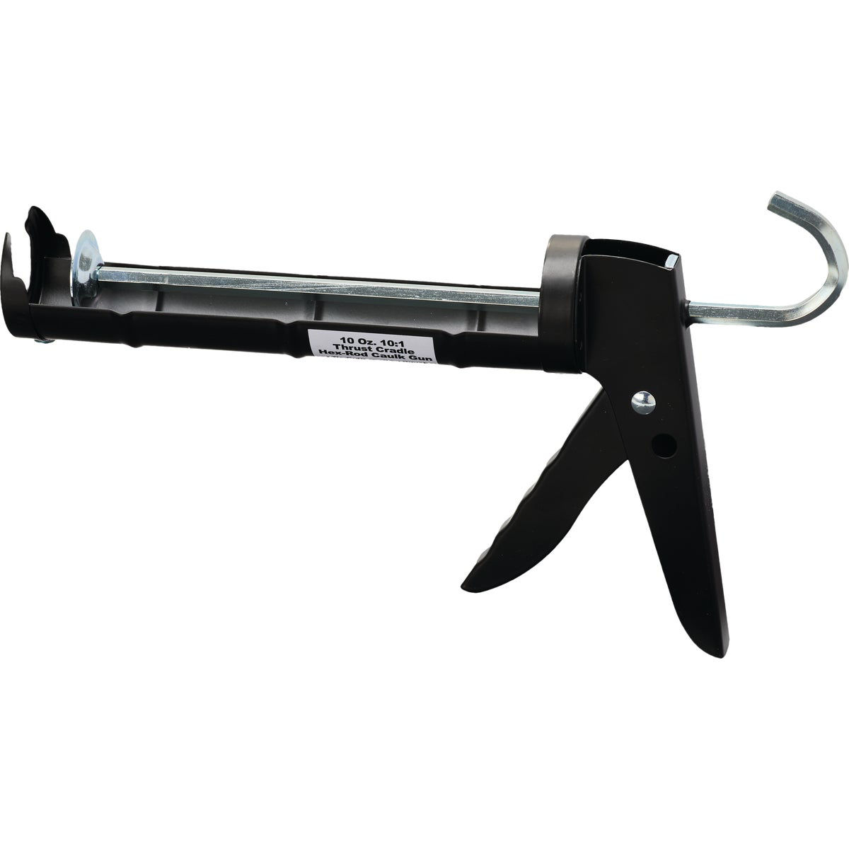 9" Economy Cradle Caulking Gun – Durable Steel Frame, Smooth Rod, Thumb Release, 60kg Pushing Force, Works With 10oz Tubes