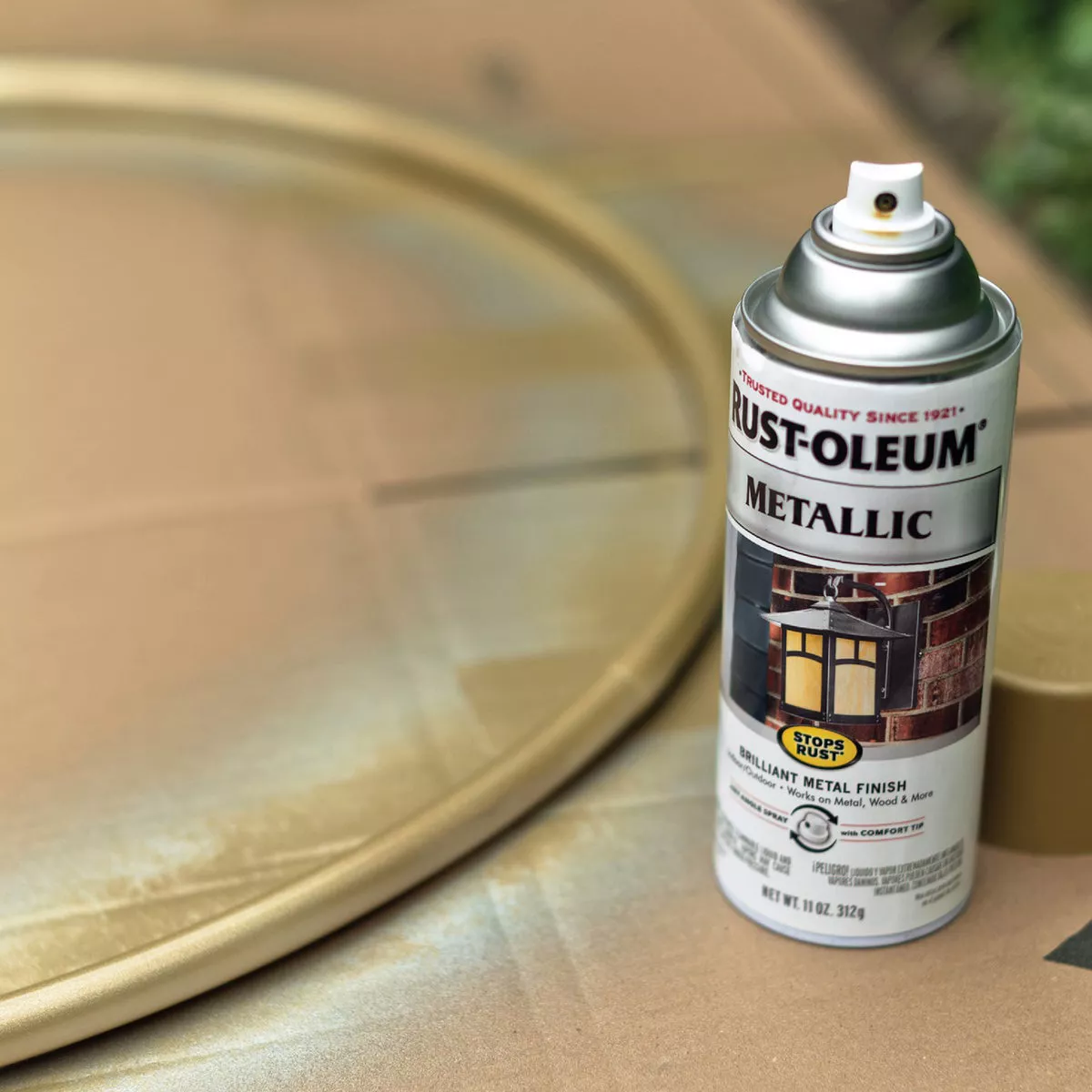 Rustoleum warm gold store