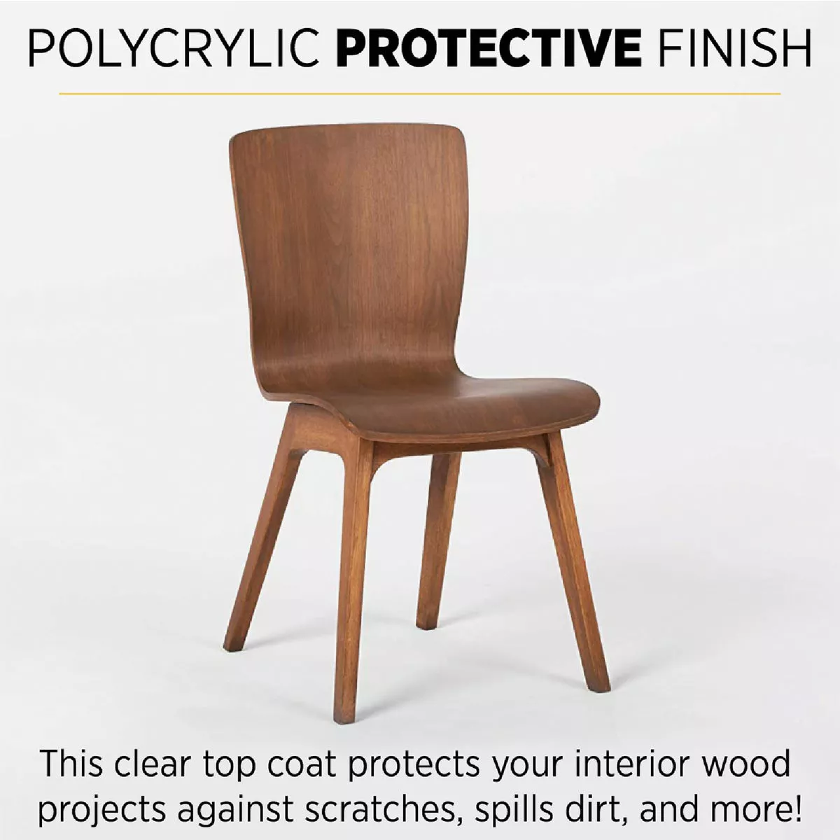 Minwax Polycrylic 1/2 Pt. Semi-Gloss Water Based Protective Finish - photo 3