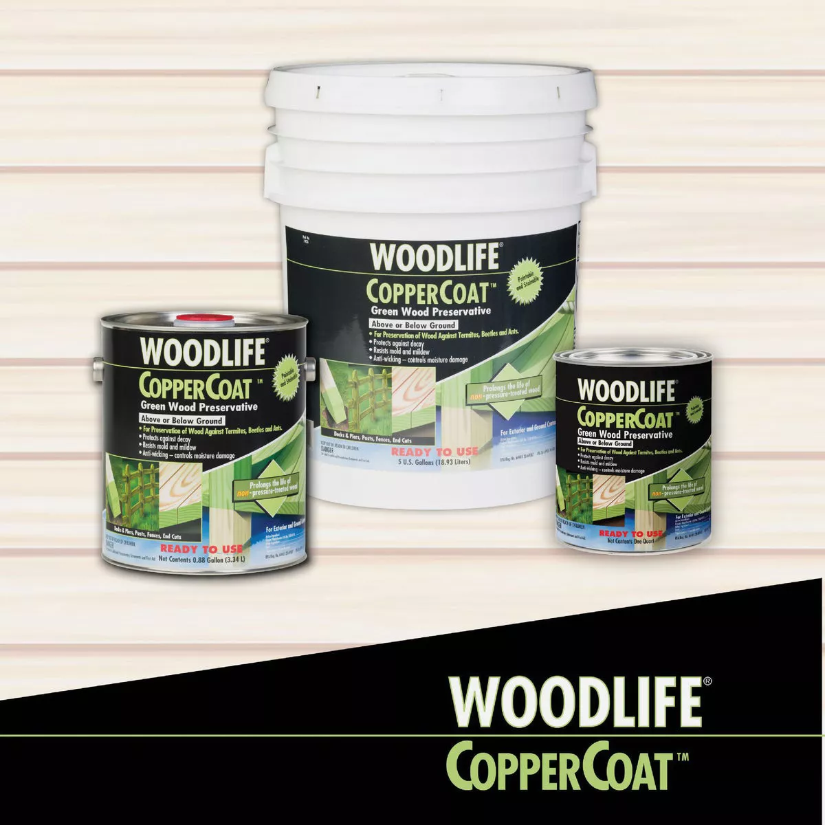 Rust-Oleum Woodlife Water-Based Coppercoat Green Wood Preservative, 1 Gal. - photo 3