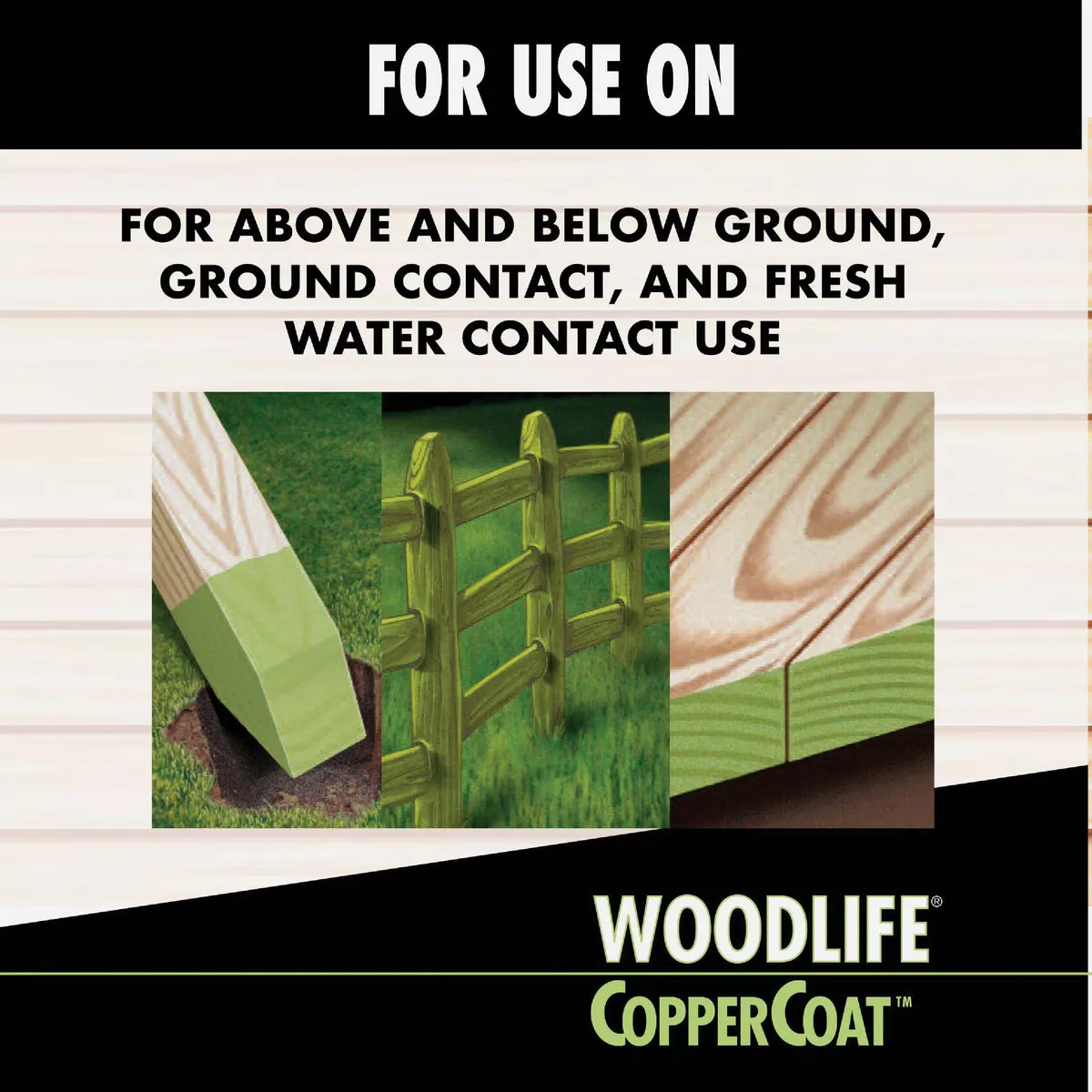 Rust-Oleum Woodlife Water-Based Coppercoat Green Wood Preservative, 1 Gal. - photo 5