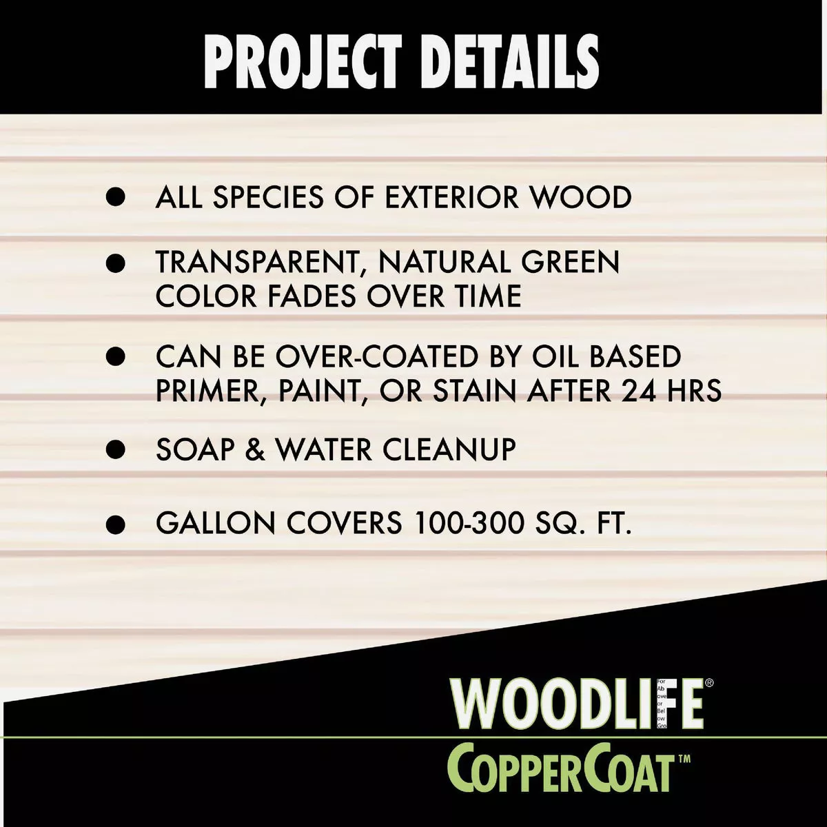 Rust-Oleum Woodlife Water-Based Coppercoat Green Wood Preservative, 1 Gal. - photo 6
