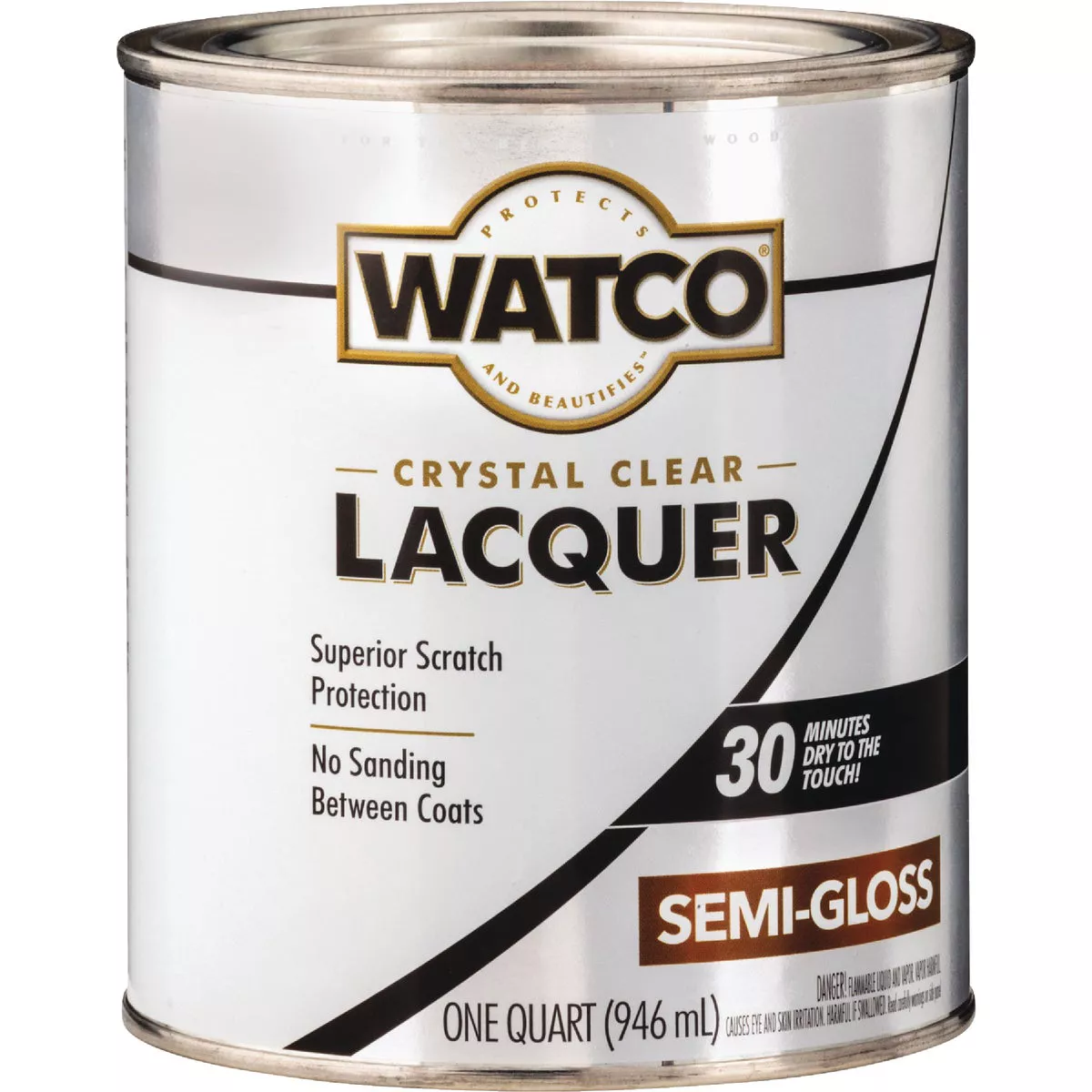 Watco Clear Semi-Gloss Quart 87 Sq. Ft./Qt. Lacquer - photo 2