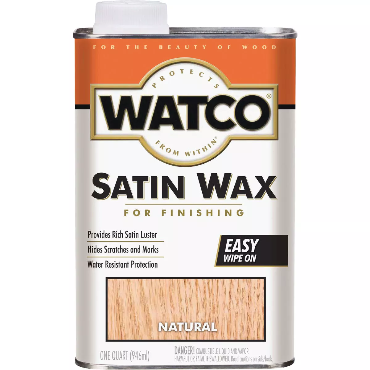 Watco Satin Wood Finishing Wax, Quart - photo 2