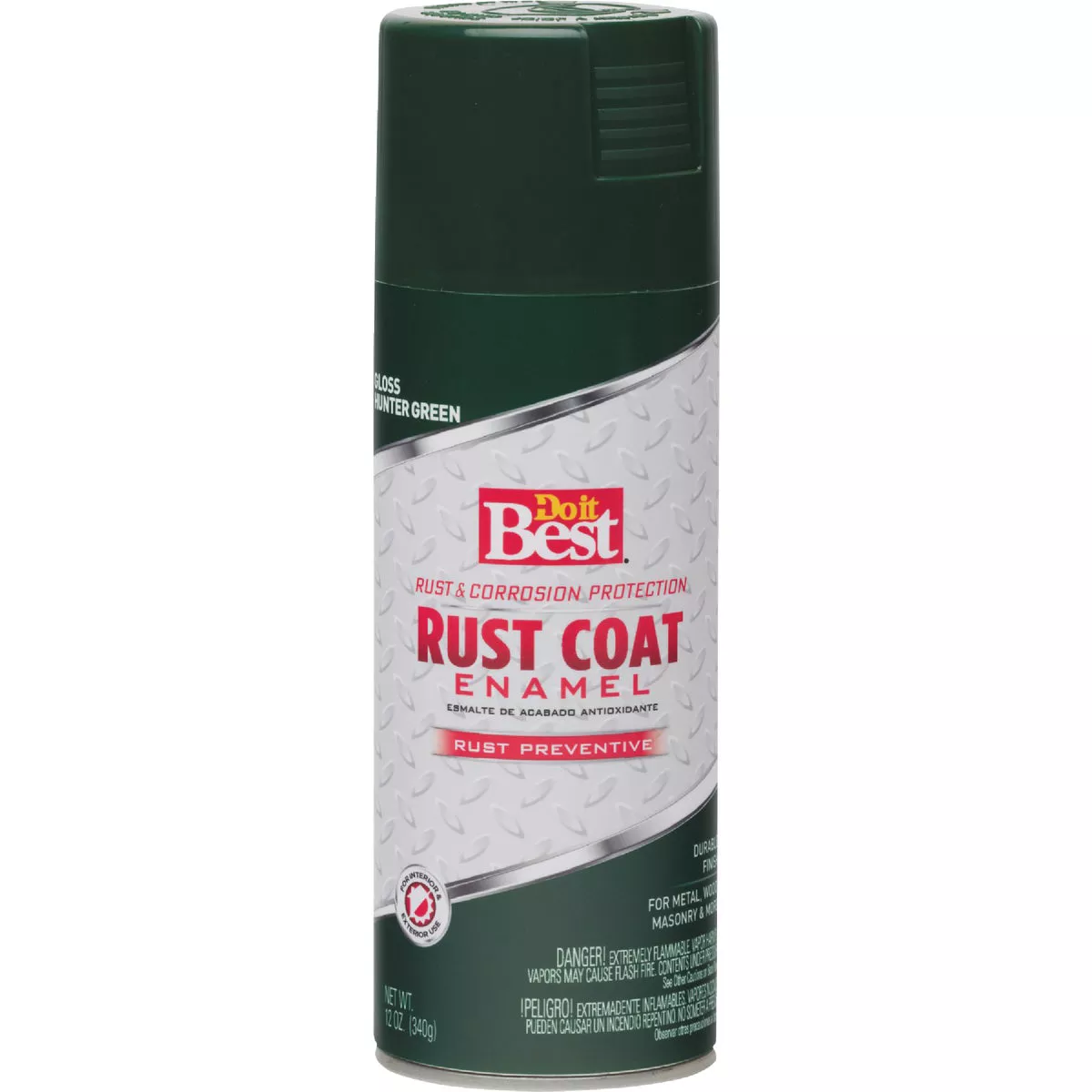 Do it Best Rust Coat Gloss Hunter Green 12 Oz. Anti-Rust Spray Paint - photo 2