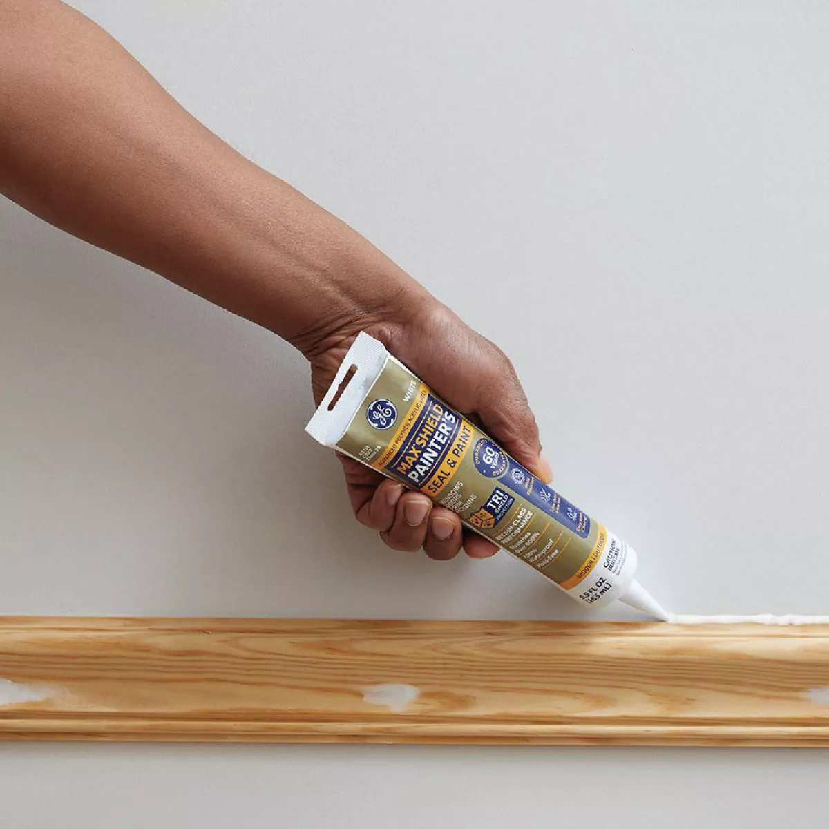 GE Max Shield Painter's 5.5 Oz. White Advanced Polymer Acrylic Latex Sealant - photo 2