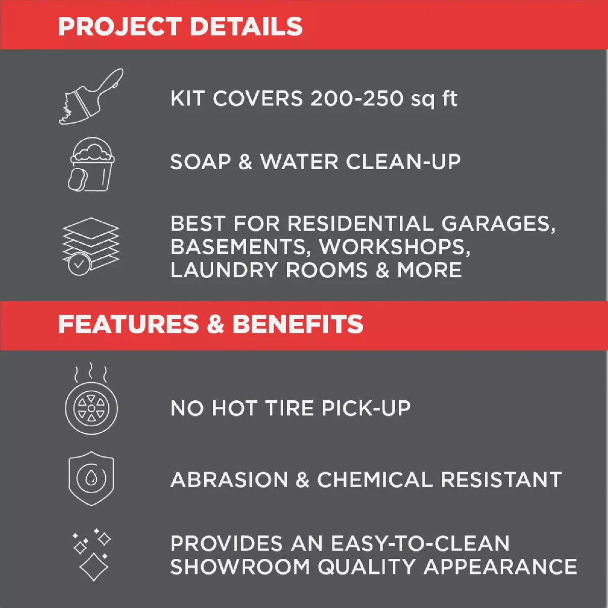 Rust-Oleum EPOXYSHIELD Gloss Garage Floor Coating Kit, Gray, 120 Oz. - photo 4