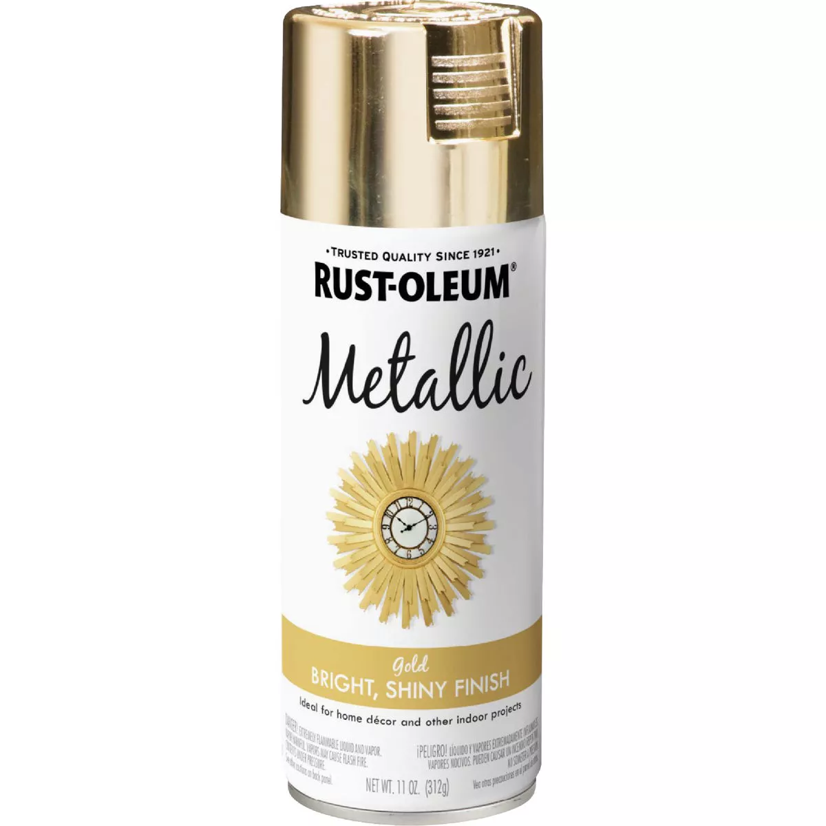 Rust-Oleum Specialty 11 Oz. Metallic Satin Spray Paint, Gold - photo 7