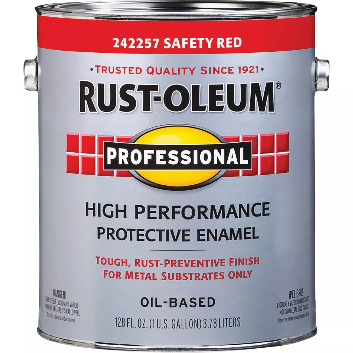 Rust-Oleum Gloss VOC for SCAQMD Professional Enamel, Safety Red, 1 Gal. - photo 2