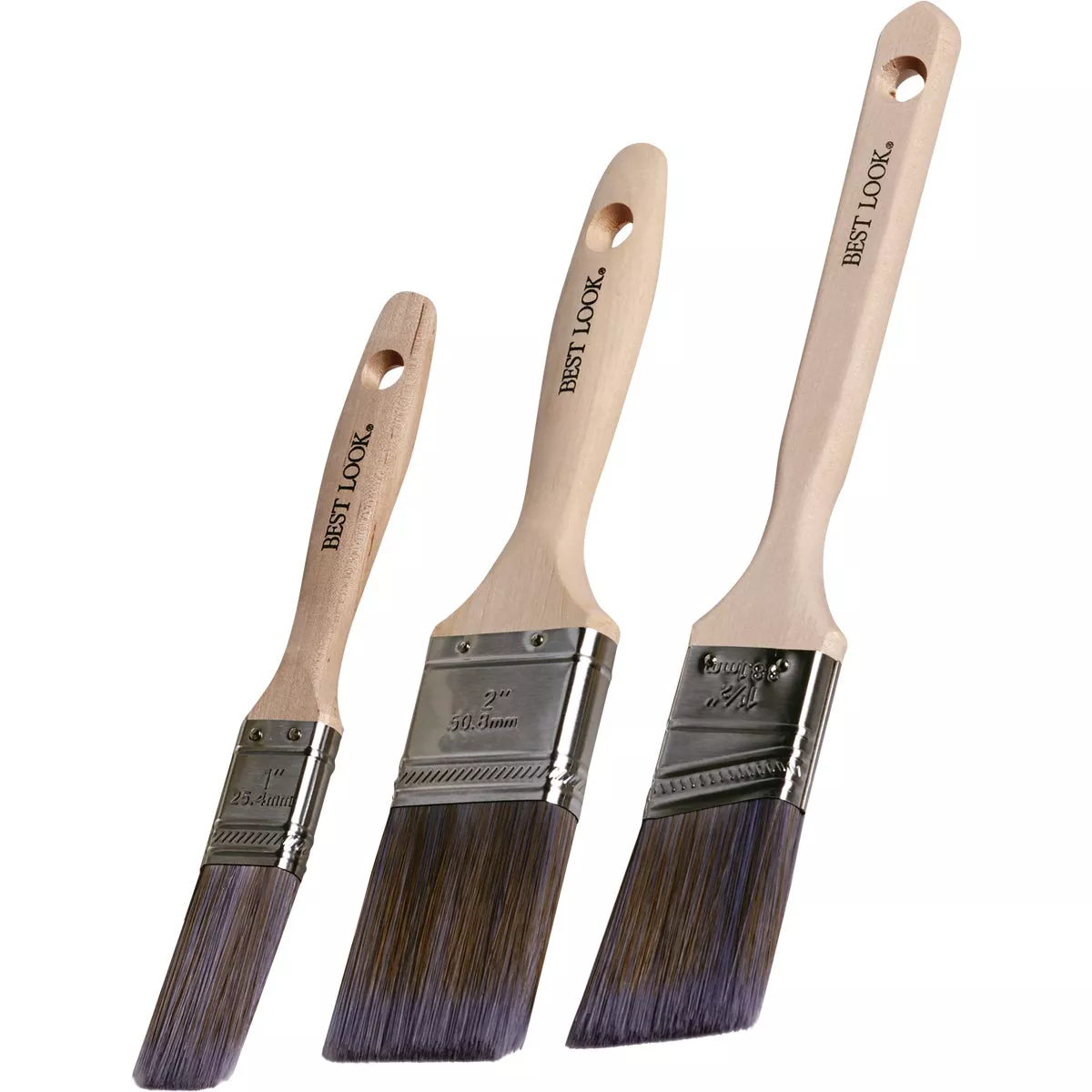 Best Look Polyester Paint Brush Set (3-Piece) - photo 3