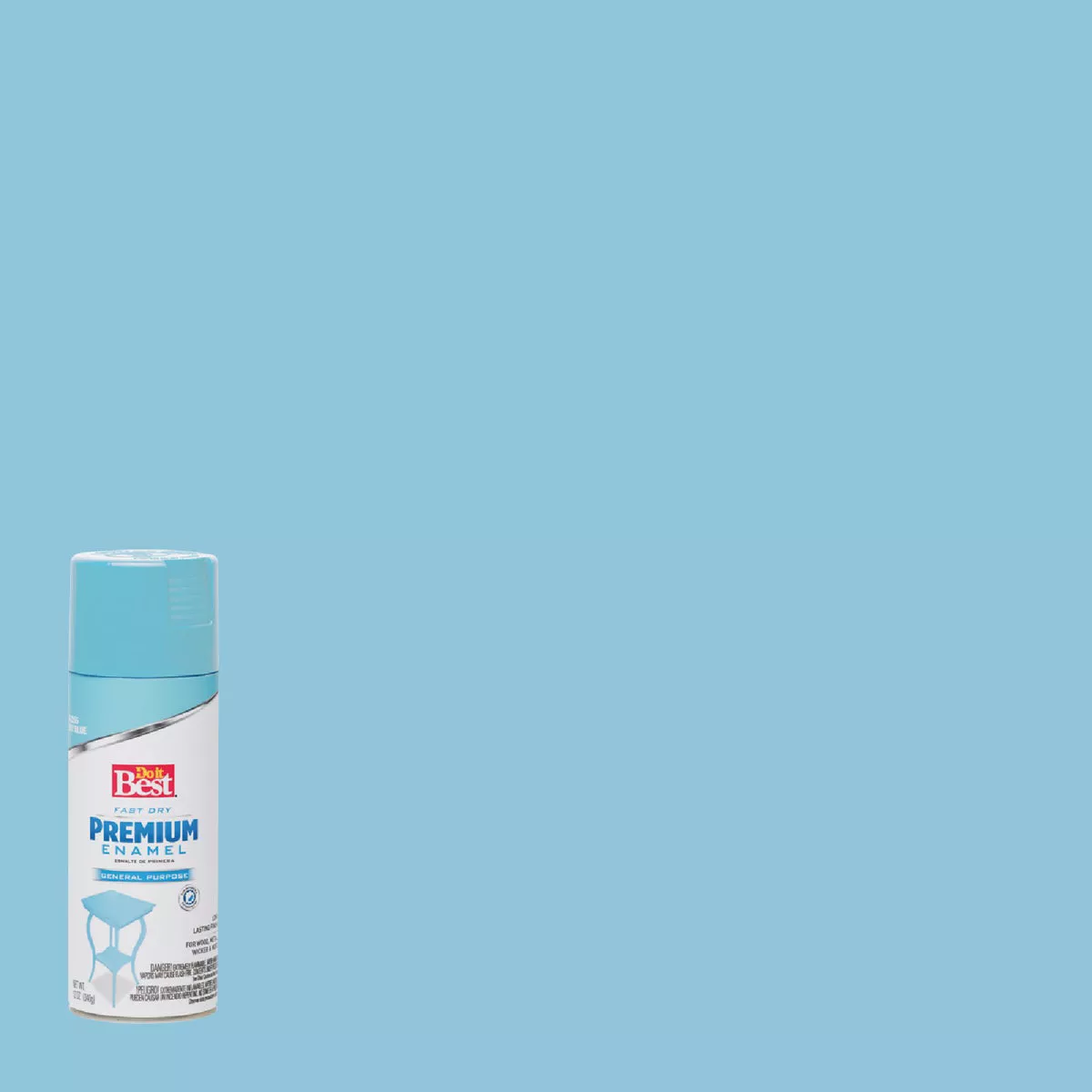 Do it Best Premium Enamel 12 Oz. Gloss Spray Paint, Sky Blue