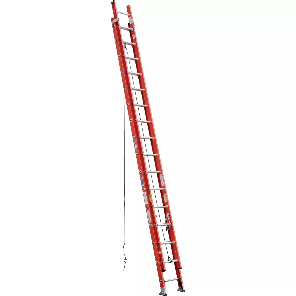 Werner 32 Ft. Fiberglass Extension Ladder with 300 Lb. Load Capacity Type IA Duty Rating