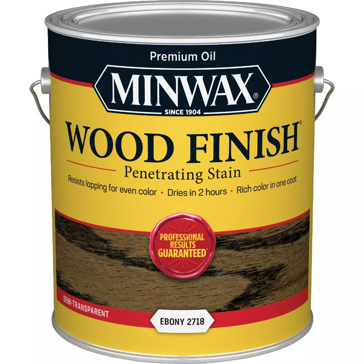Minwax Wood Finish VOC Penetrating Stain, Ebony, 1 Gal. - photo 2