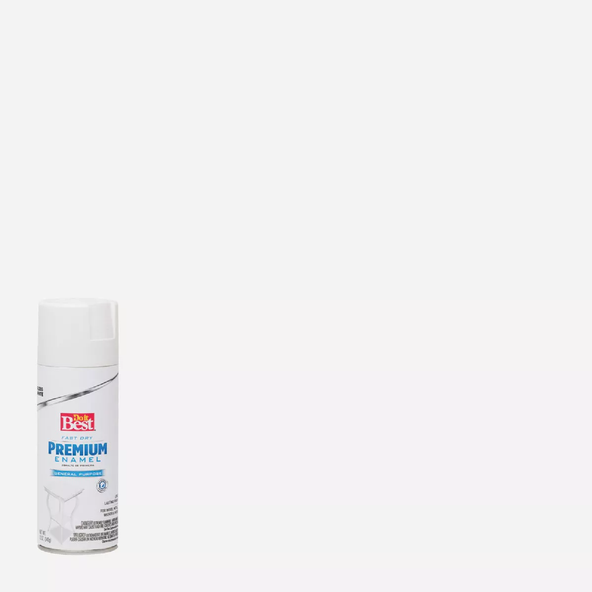 Do it Best Premium Enamel 12 Oz. Gloss Spray Paint, White