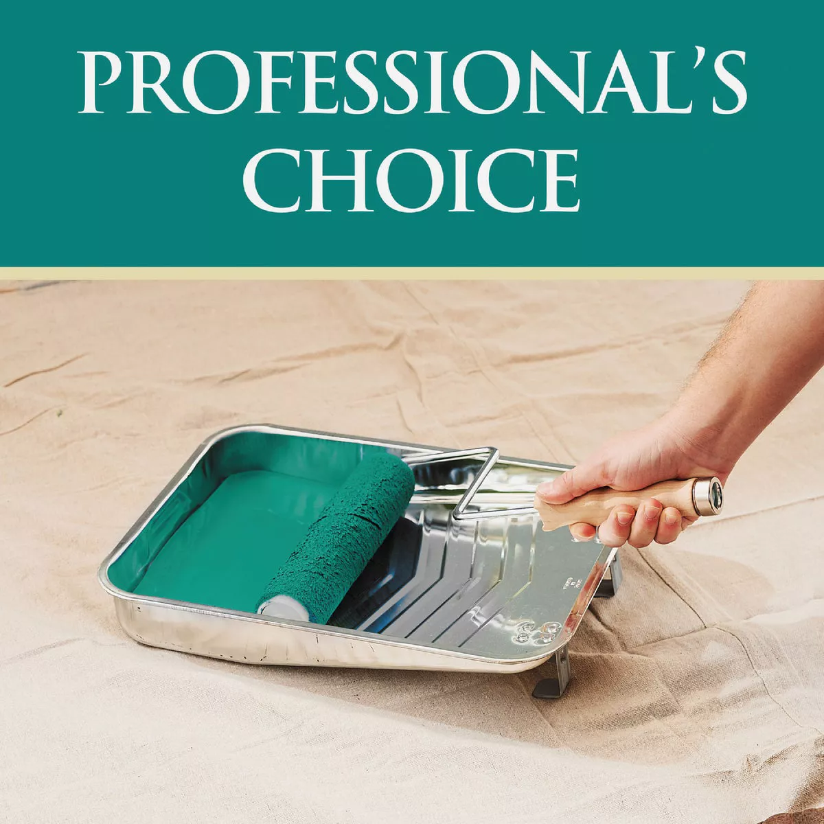 Best Look Premium 9 In. x 3/8 In. Woven Fabric Roller Cover - photo 2