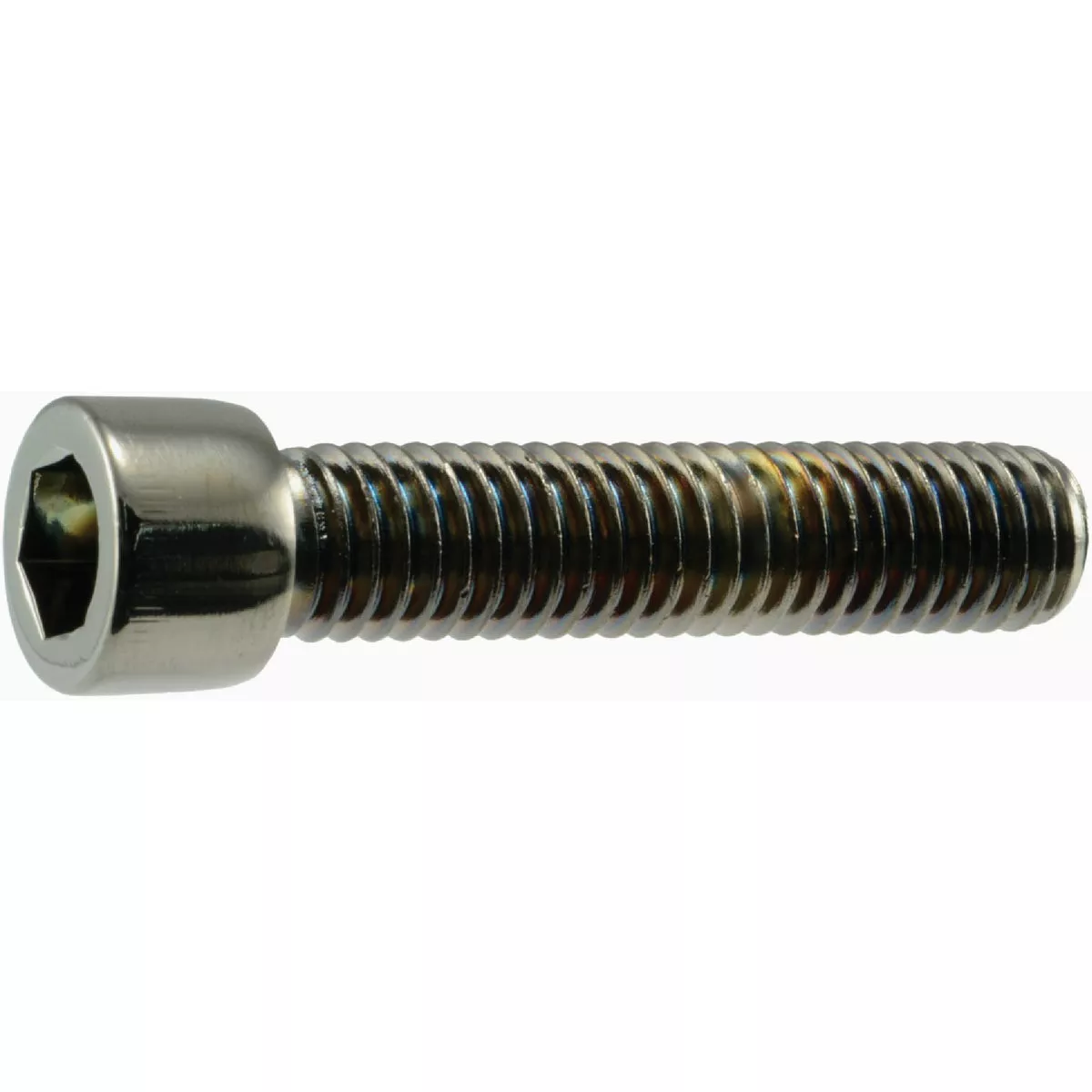 Midwest Fastener 3/8 In.-16 x 1-3/4 In. Black Chrome Plated Steel Coarse Thread Smooth Socket Cap Screws (4 Ct.)-