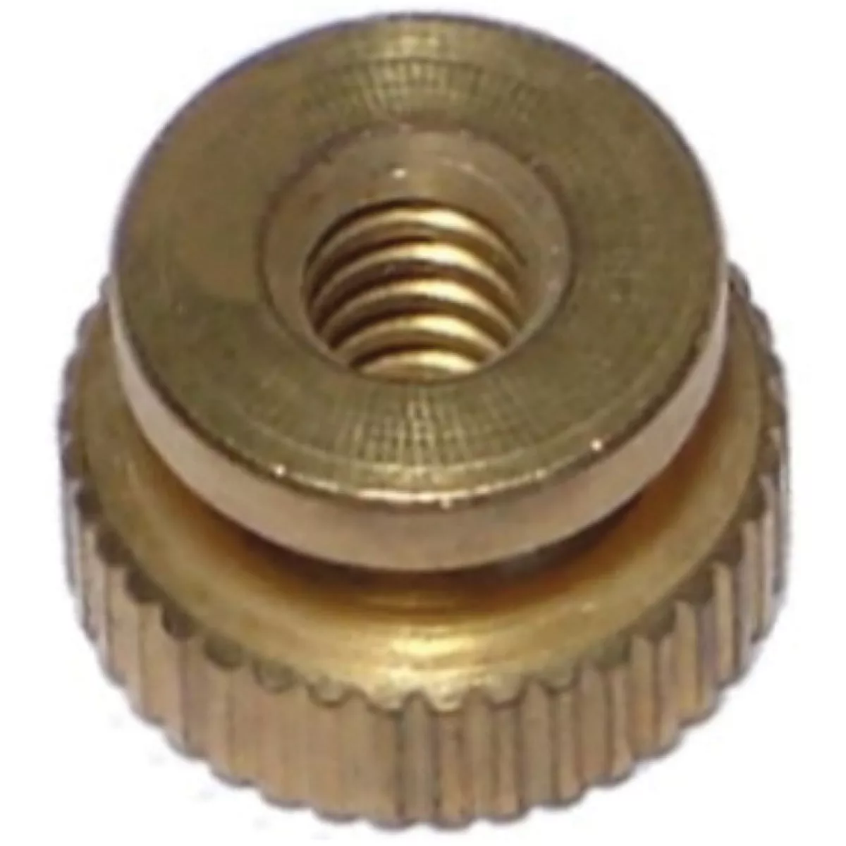 Midwest Fastener #6-32 Brass Coarse Thread Knurled Nuts (10 Ct.)