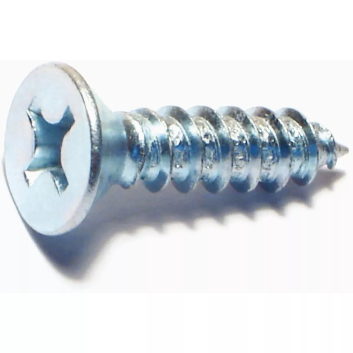 Midwest Fastener #14 x 1 In. Zinc Plated Steel Phillips Flat Head Sheet Metal Screws (100 Ct.)