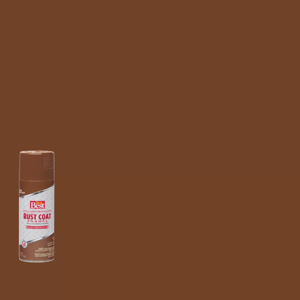 Do it Best Rust Coat Gloss Chestnut Brown 12 Oz. Anti-Rust Spray Paint