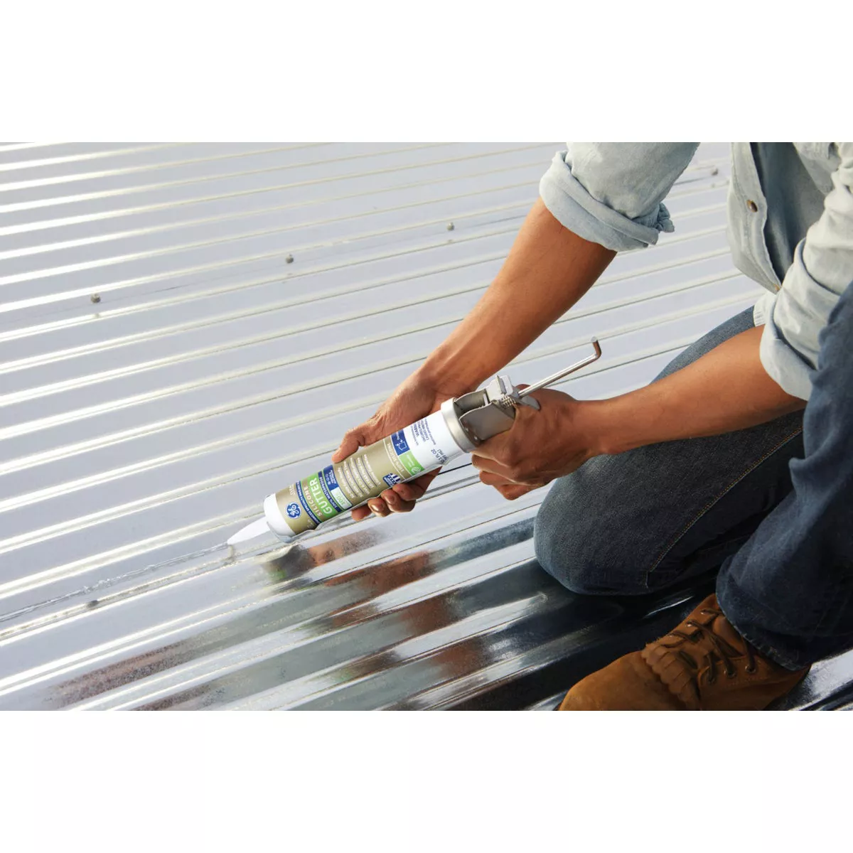 GE Gutter Silicone Advanced Speciality Products, Clear, 10.1 Oz. Cartridge - photo 4