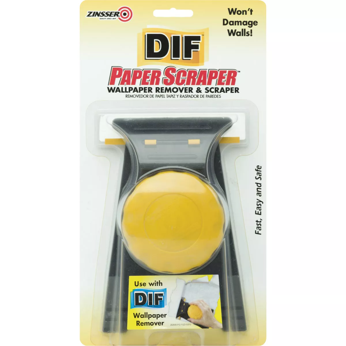 Zinsser Dif Paper Scraper Wallpaper Remover Tool - photo 2