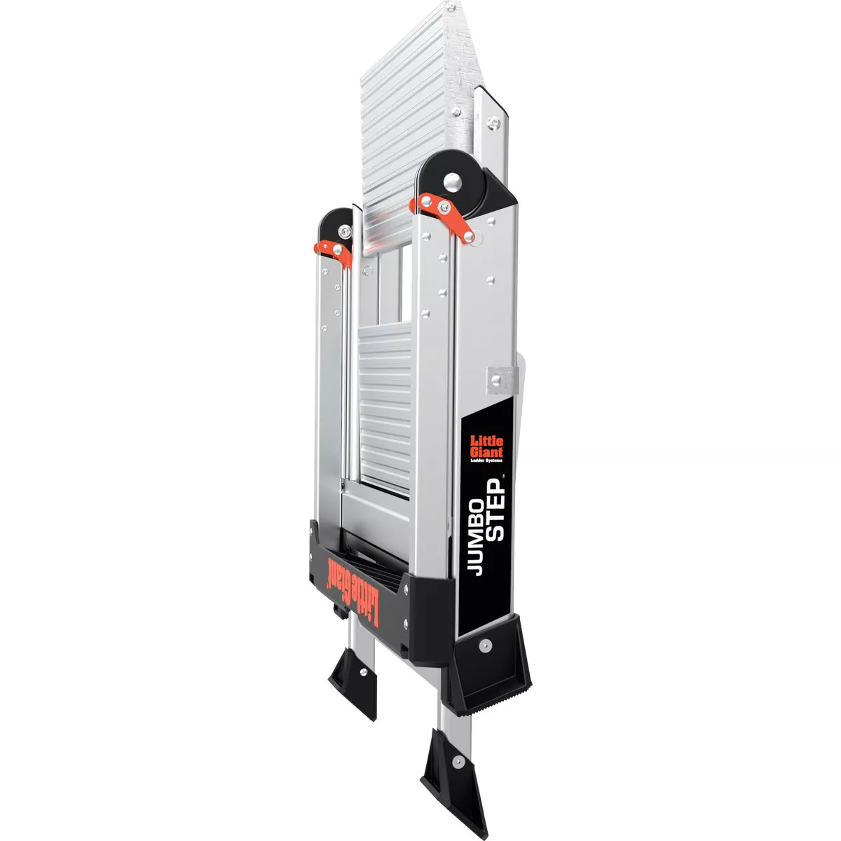 Little Giant Jumbo Step 42 In. Aluminum Step Ladder with 375 Lb. Load Capacity Type 1AA Ladder Rating - photo 3
