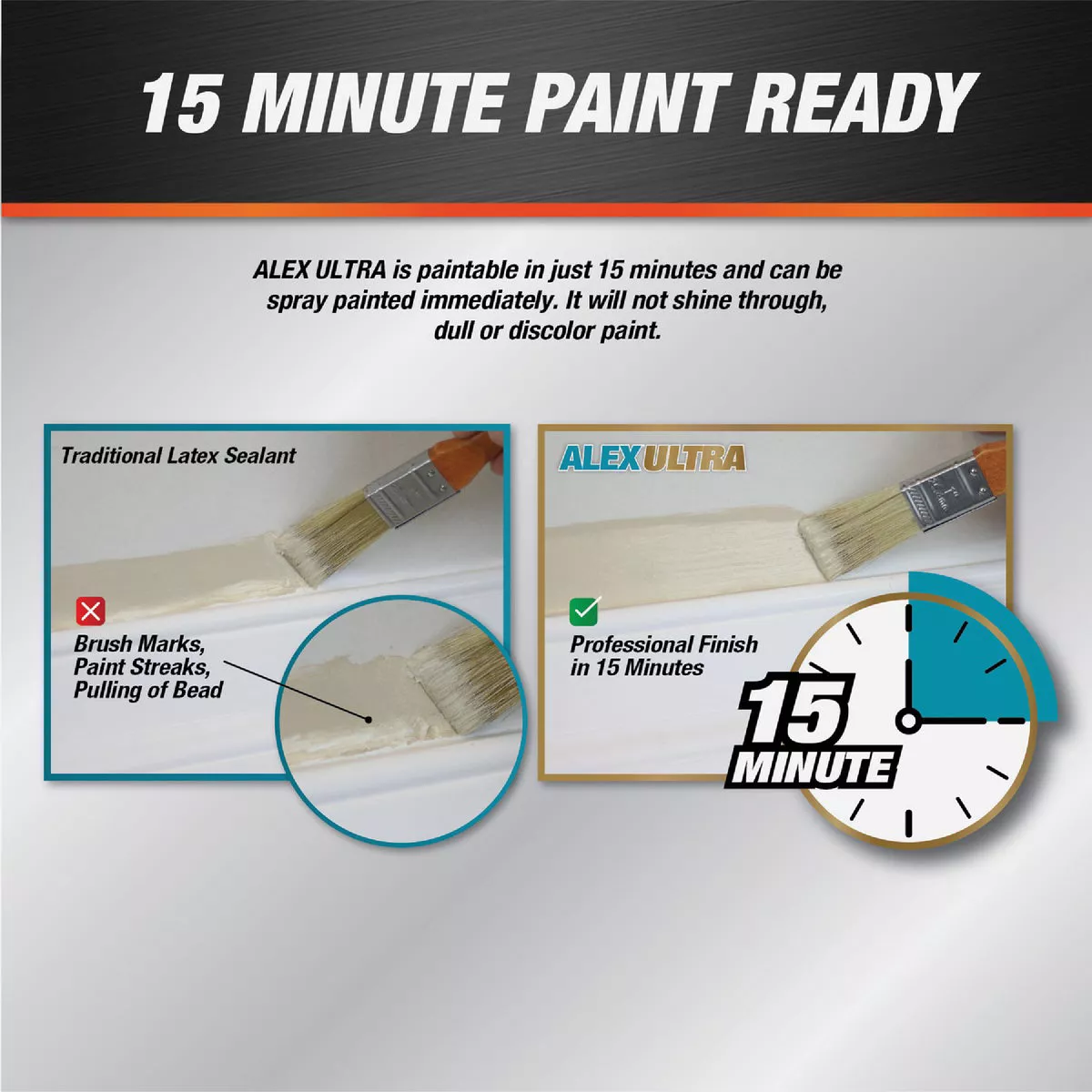 Dap Alex Ultra 10.1 Oz. Advanced Latex Sealant - photo 4