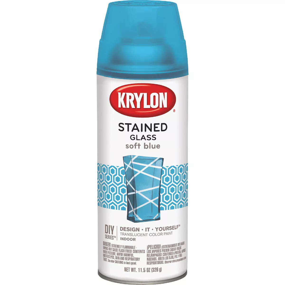 Krylon Stained Glass 11.5 Oz. Soft Blue Spray Paint - photo 2