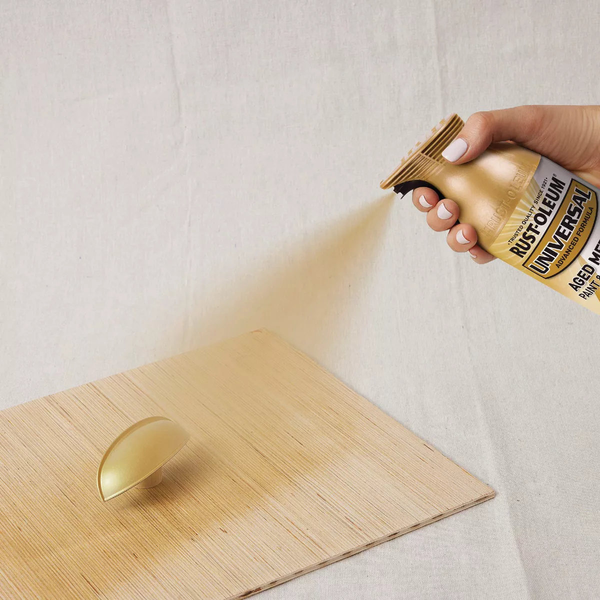 Rust-Oleum Universal 12 Oz. Metallic Vintage Gold Paint - photo 5