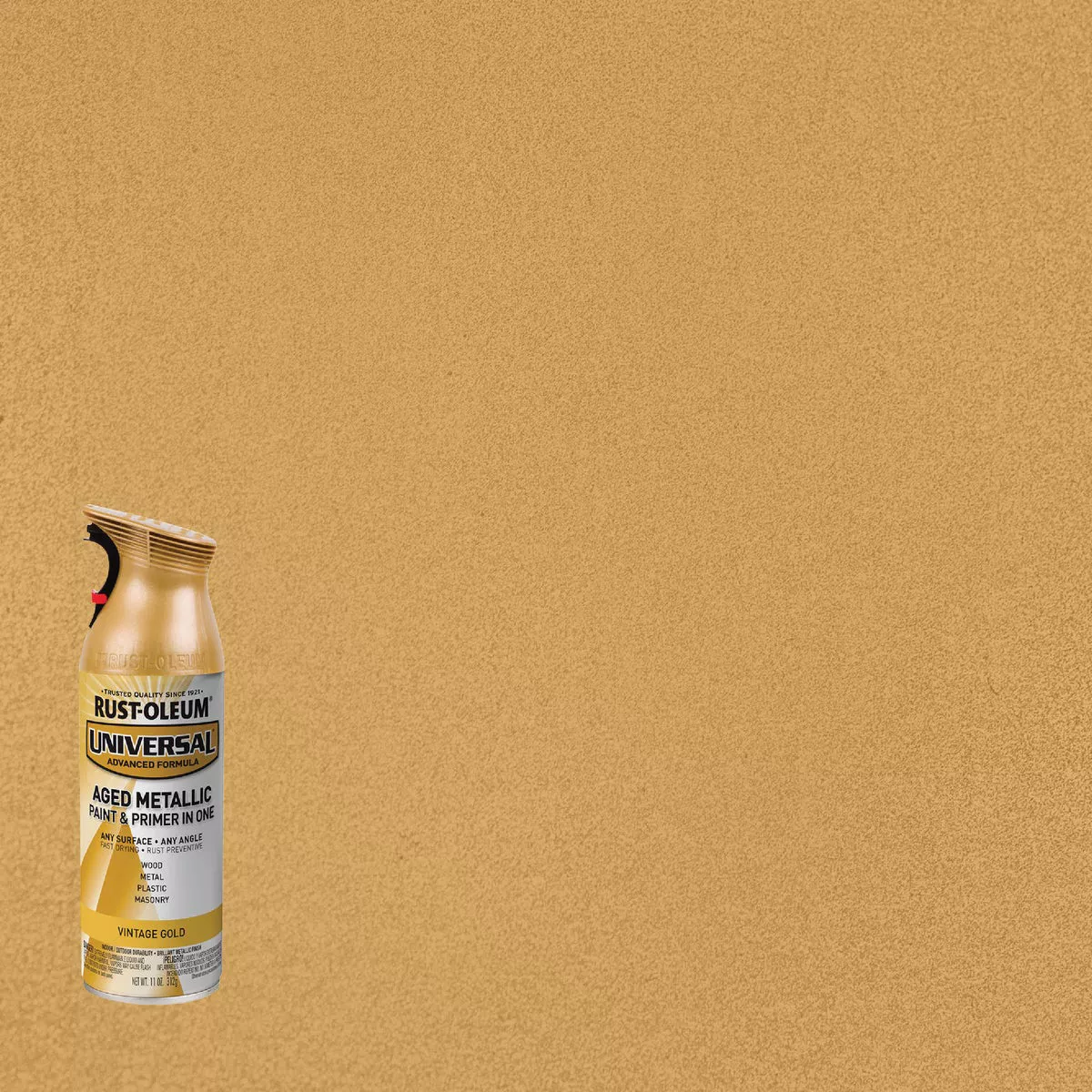 Rust-Oleum Universal 12 Oz. Metallic Vintage Gold Paint - photo 8