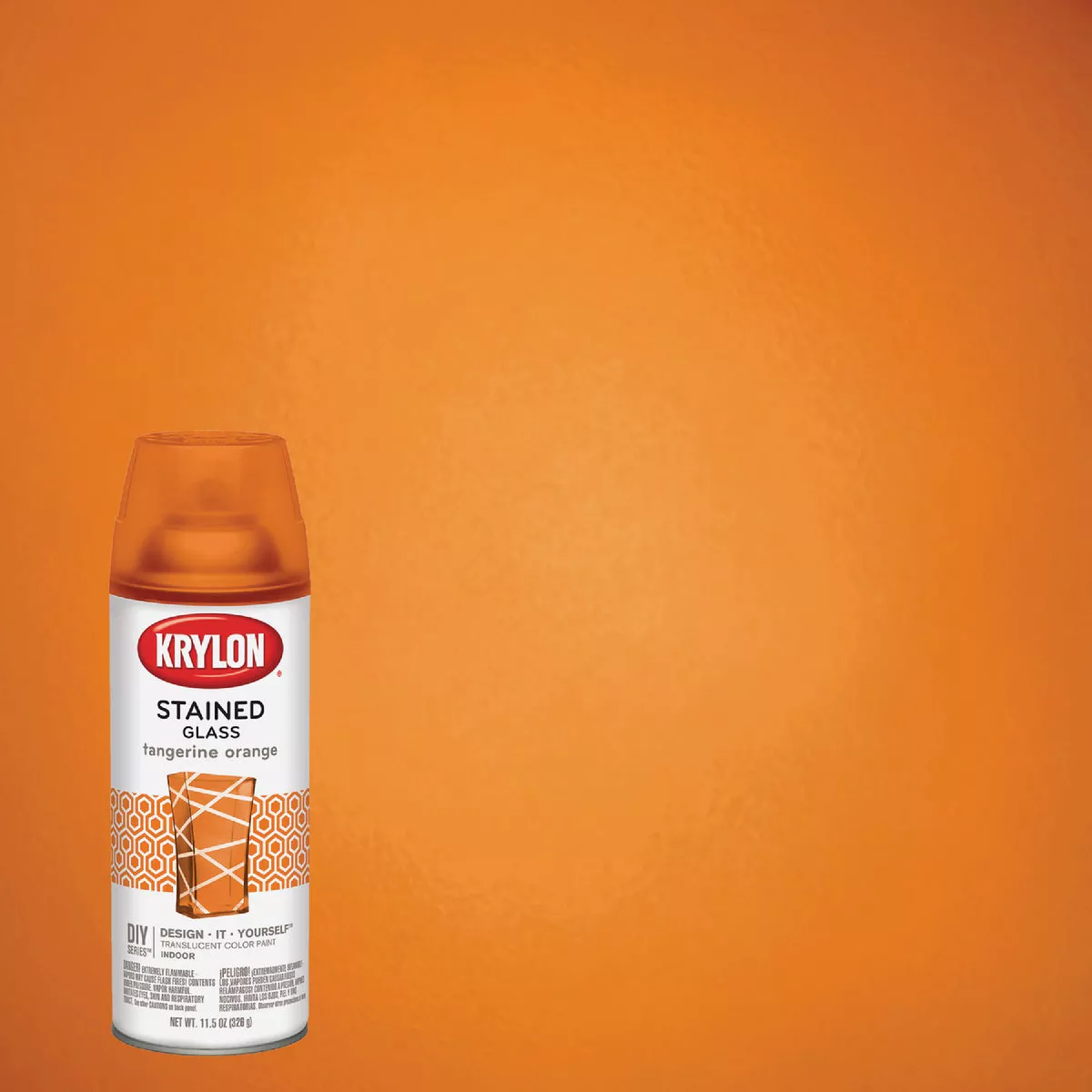 Krylon Stained Glass 11.5 Oz. Tangerine Orange Spray Paint