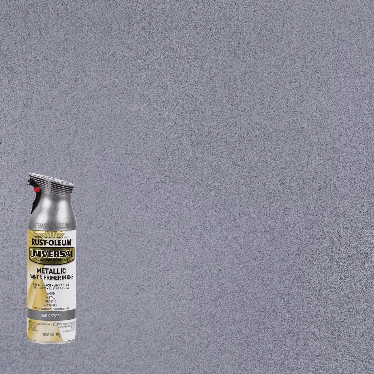 Rust-Oleum Universal 11 Oz. Metallic Dark Steel Spray Paint