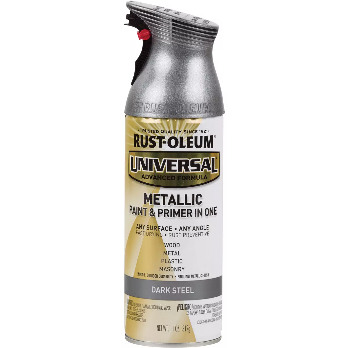 Rust-Oleum Universal 11 Oz. Metallic Dark Steel Spray Paint - photo 5