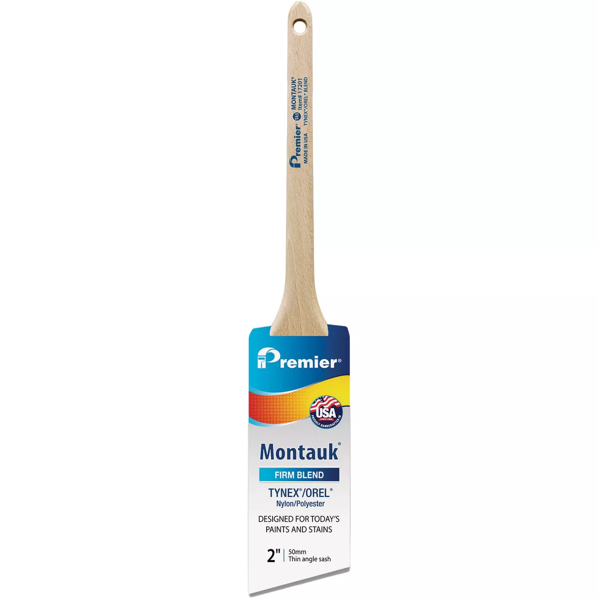 Montauk 2 In. Thin Angle Sash Nylon/Poly Paint Brush