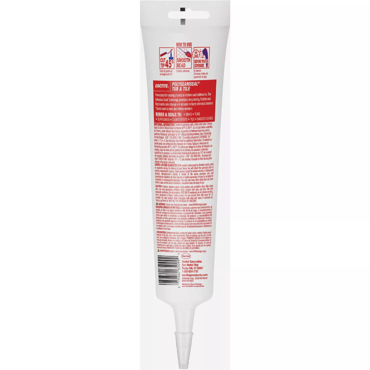 Loctite Polyseamseal 5.5 Oz. White Kitchen & Bath Caulk - photo 2