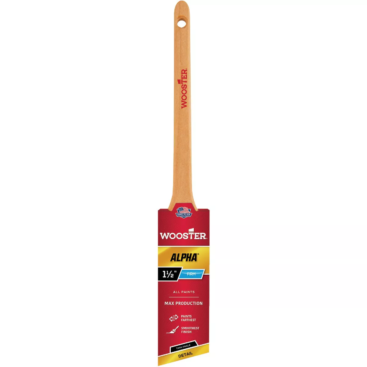 Wooster Alpha 1-1/2 In. Thin Angle Sash Paint Brush
