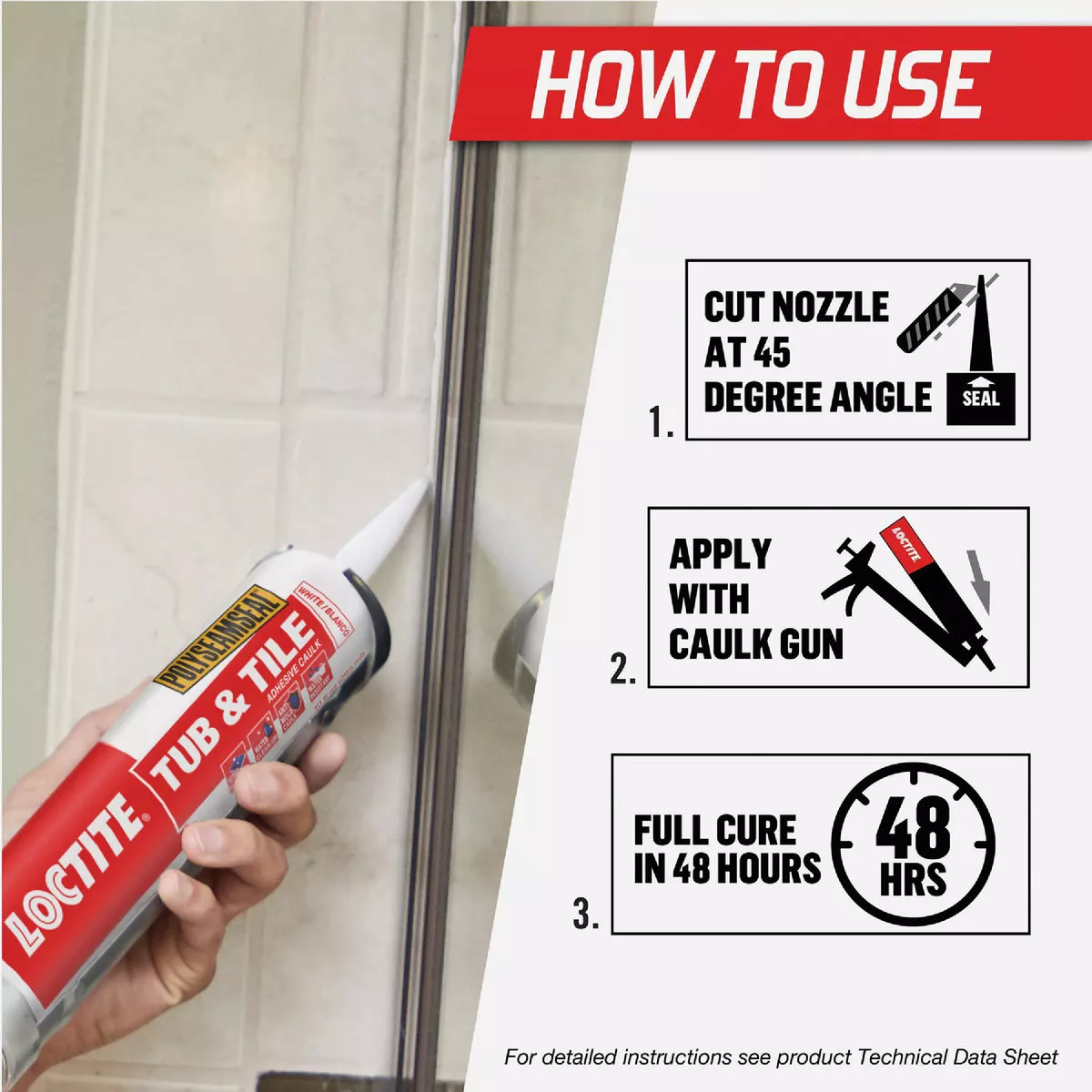 Loctite Polyseamseal 10 Oz. White Kitchen & Bath Caulk - photo 2