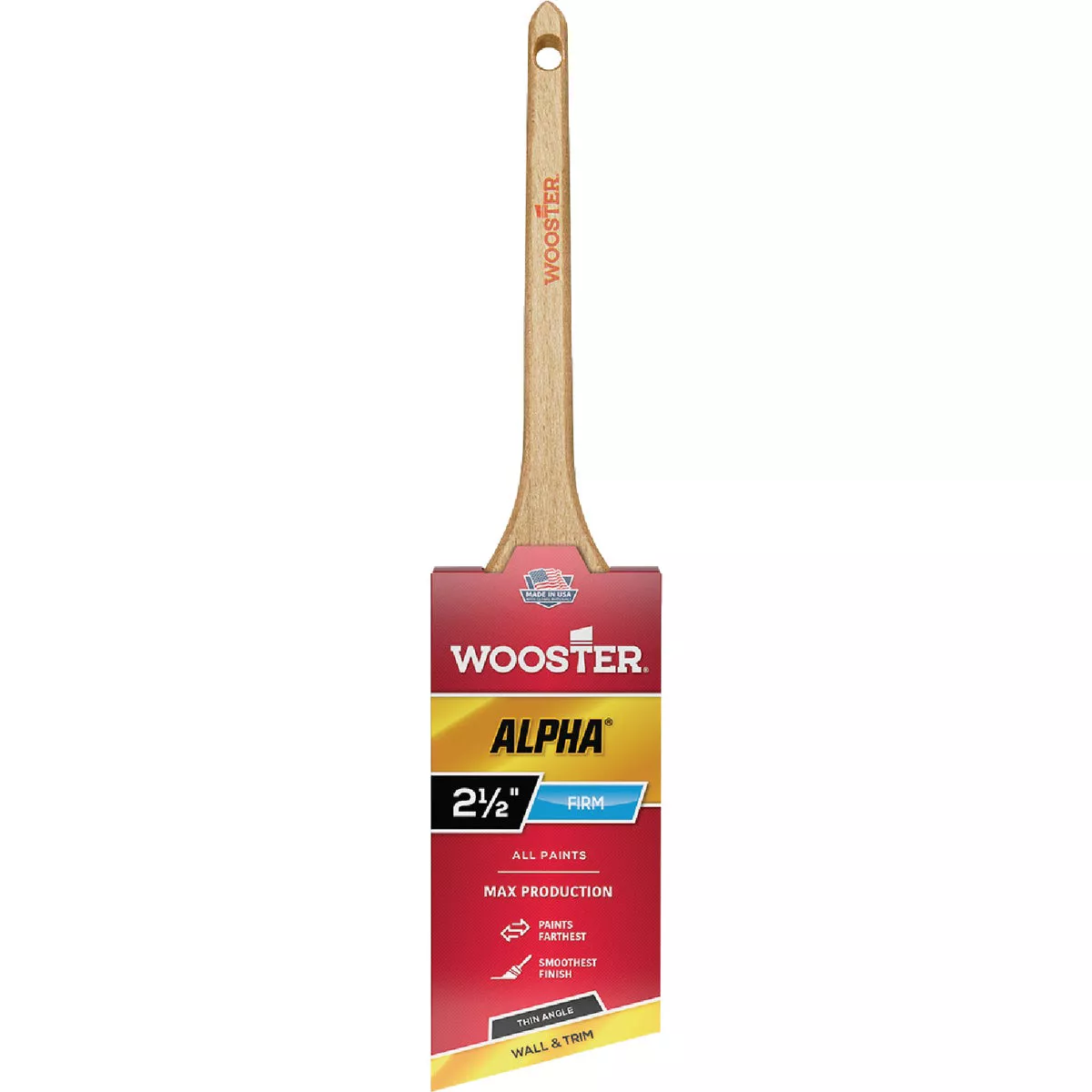 Wooster Alpha 2-1/2 In. Thin Angle Sash Paint Brush