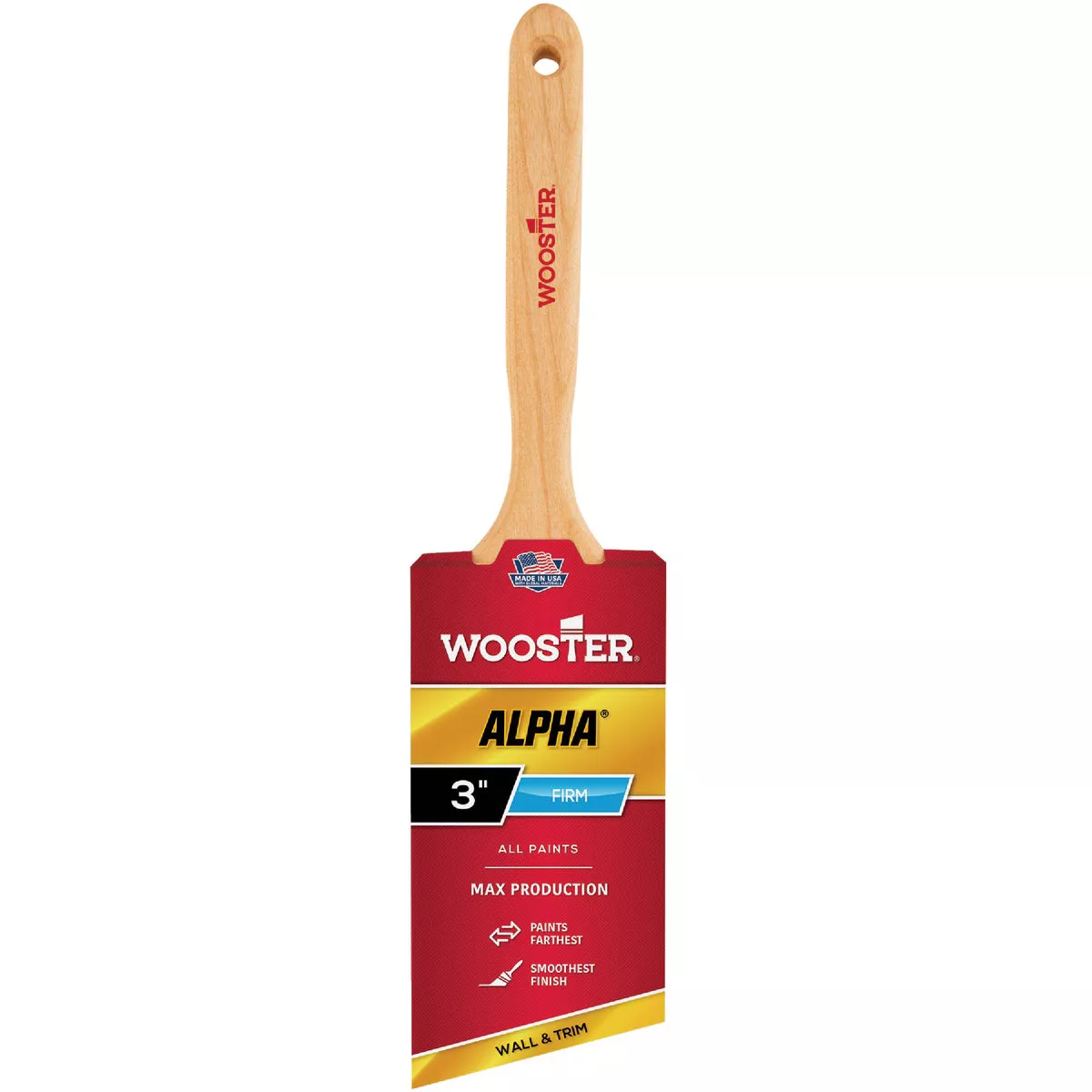 Wooster Alpha 3 In. Angle Sash Paint Brush